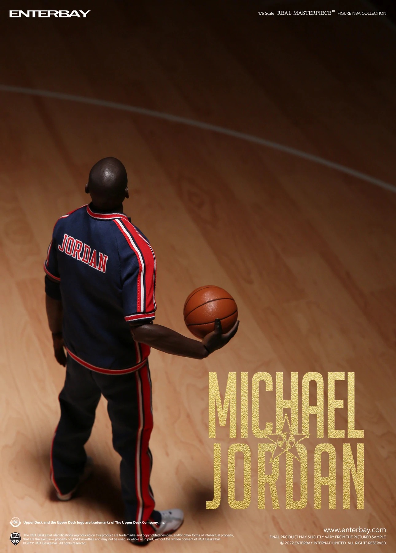 NBA - Michael Jordan Barcelona 1992 Olympic Real Masterpiece